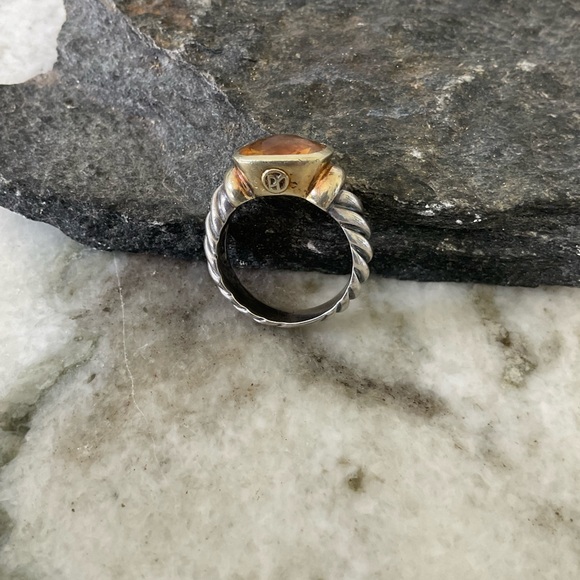 David Yurman Noblesse Citrine Ring - Picture 10 of 10